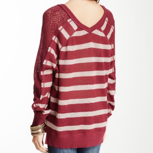 We The Free Fluffy Lou Striped Sweater - Picture 5 of 5